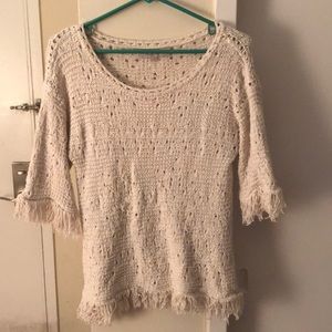 White LOFT Sweater